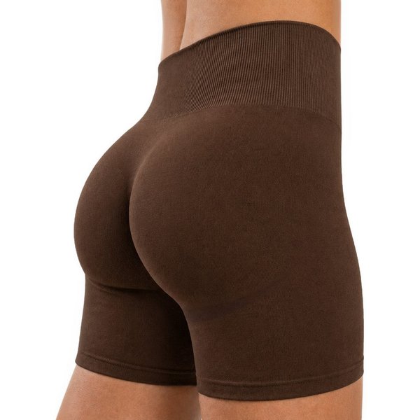 Smilodox Shorts Amaze Pro, Shaped Fit Push Up Booty Radlerhose V-Shape Seamless High Waist Hotpants Scrunch-Effekt Squatproof Gym Yoga Alltag