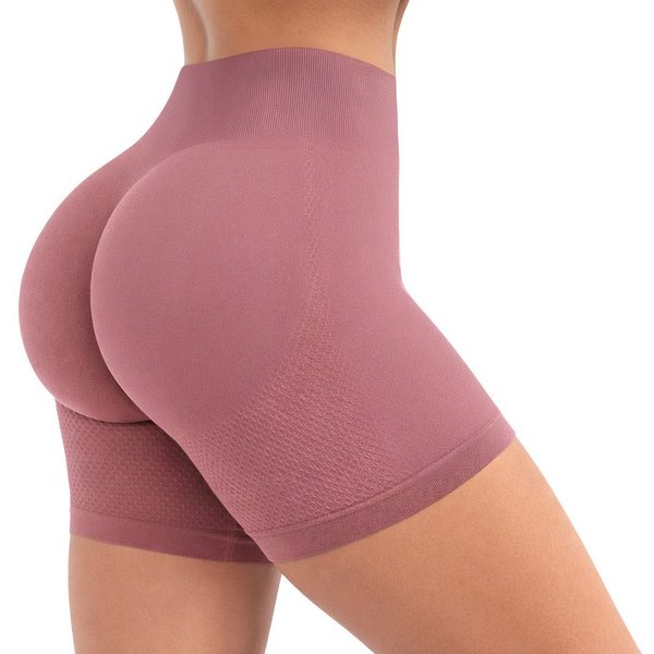 Smilodox Shorts Amaze Scrunch, Blickdichte Radlerhose mit Unsichtbarer Scrunch-Effekt High Waist Squatproof Scrunch Shorts-Leggings Seamless Sport Fitness