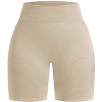 SMILODOX Shorts Batik Ruth, Größe XS in Beige