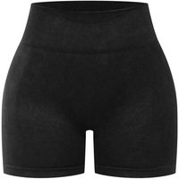 Smilodox Shorts Cetrina, High Waist Push Up Scrunch Hotpants mit hohem Bund Kurze Radlerhose Booty Scrunch Sporthose Fitness Laufen Yoga