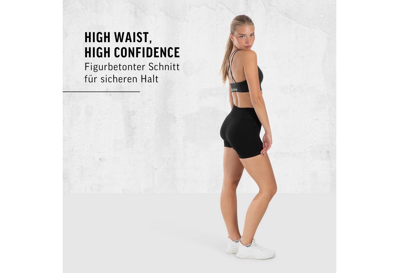 Smilodox Shorts Cetrina Pro, Seamless High Waist Hotpants, figurbetont & elastisch Kurze Radlerhose, Nahtlos, Komfort Booty Konturen, Gym Training Alltag – Bild 3 von 5