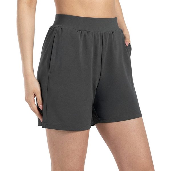 Smilodox Shorts Corry, lockere Freizeithose mit breitem Bund & Eingrifftaschen Radlerhose weiches Material, Bequeme Sommershorts, Alltag Relax