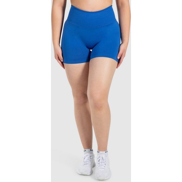 Smilodox Shorts Elvia, Short Leggings mit Figurformender V-Kontur, Fitness Gym Hochtaillierte Sportshorts, elastisches Funktionsmaterial, Nahtlos