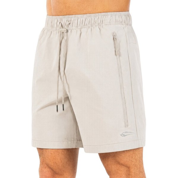 Smilodox Shorts Riven Herren, Sommershorts schnelltrocknend für Fitness & Training Zip Taschen, Gesäßtasche, Stretch, Kordelzug