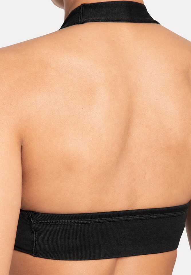 Smilodox Sport-BH Myrah Twisted, Shaped Fit Wickel-V-Ausschnitt & offener Rücken Yoga Bra, elastisches Funktionsmaterial, Ohne Bügel, Alltag & Gym – Bild 4 von 5