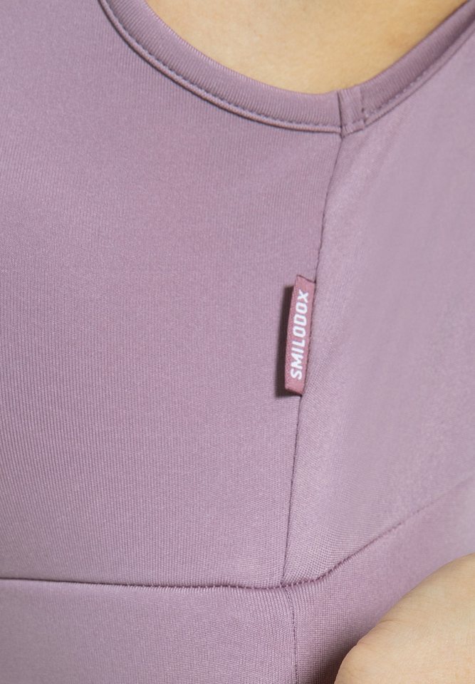 Smilodox Sport-BH SoftFeel Debby, High Support Bra, atmungsaktiv & schnelltrocknend Breites Unterbrustband, elastisch feuchtigkeitsableitend, Yoga Pilates – Bild 3 von 5