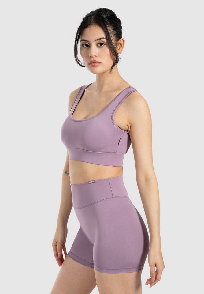 Smilodox Sport-BH SoftFeel Debby, High Support Bra, atmungsaktiv & schnelltrocknend Breites Unterbrustband, elastisch feuchtigkeitsableitend, Yoga Pilates – Bild 5 von 5