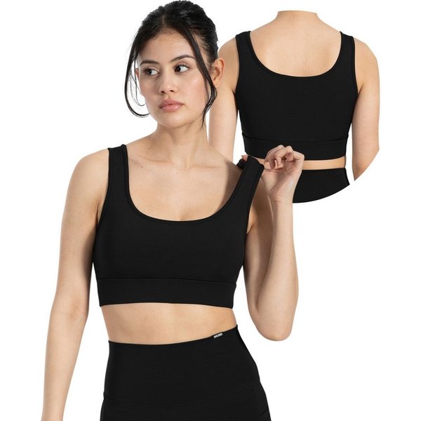 Smilodox Sport-BH SoftFeel Debby, High Support Bra, atmungsaktiv & schnelltrocknend Breites Unterbrustband, elastisch feuchtigkeitsableitend, Yoga Pilates