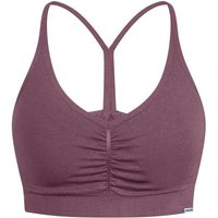 SMILODOX Sport BH Solid Scrunch, Größe S in Lila