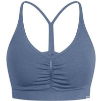SMILODOX Sport BH Solid Scrunch, Größe XS in Blau