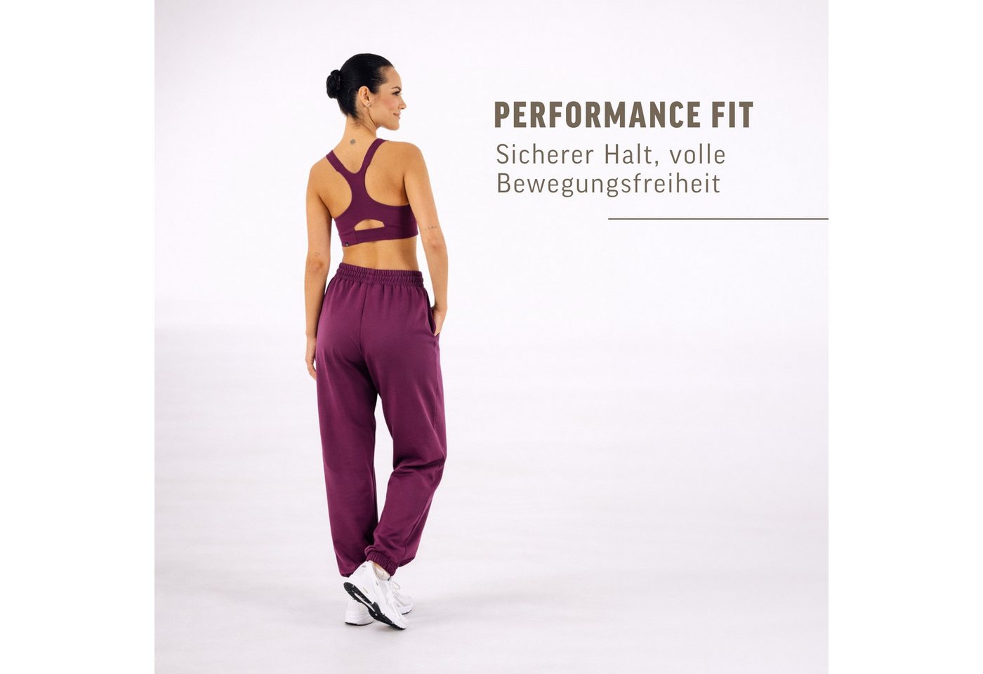 Smilodox Sport-BH Sylva, Top Damen, Bustier, figurbetont mit Cut-Out Rückendetail Shaped Fit, breite Träger, Rundhalsausschnitt, Gym & Training – Bild 3 von 5