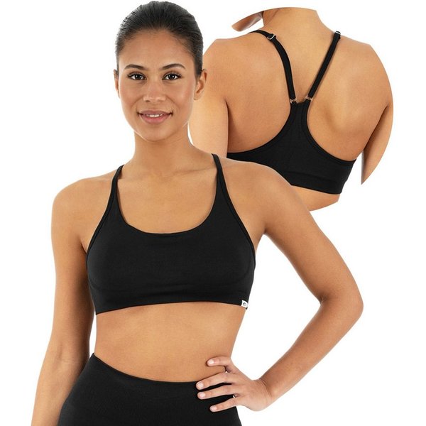 Smilodox Sport-BH Timea, Bustier Damen, Shaped Fit, Fitness Bra, Gym & Freizeit Racerback, Rippbund, elastisch, weiches Material, Stretch