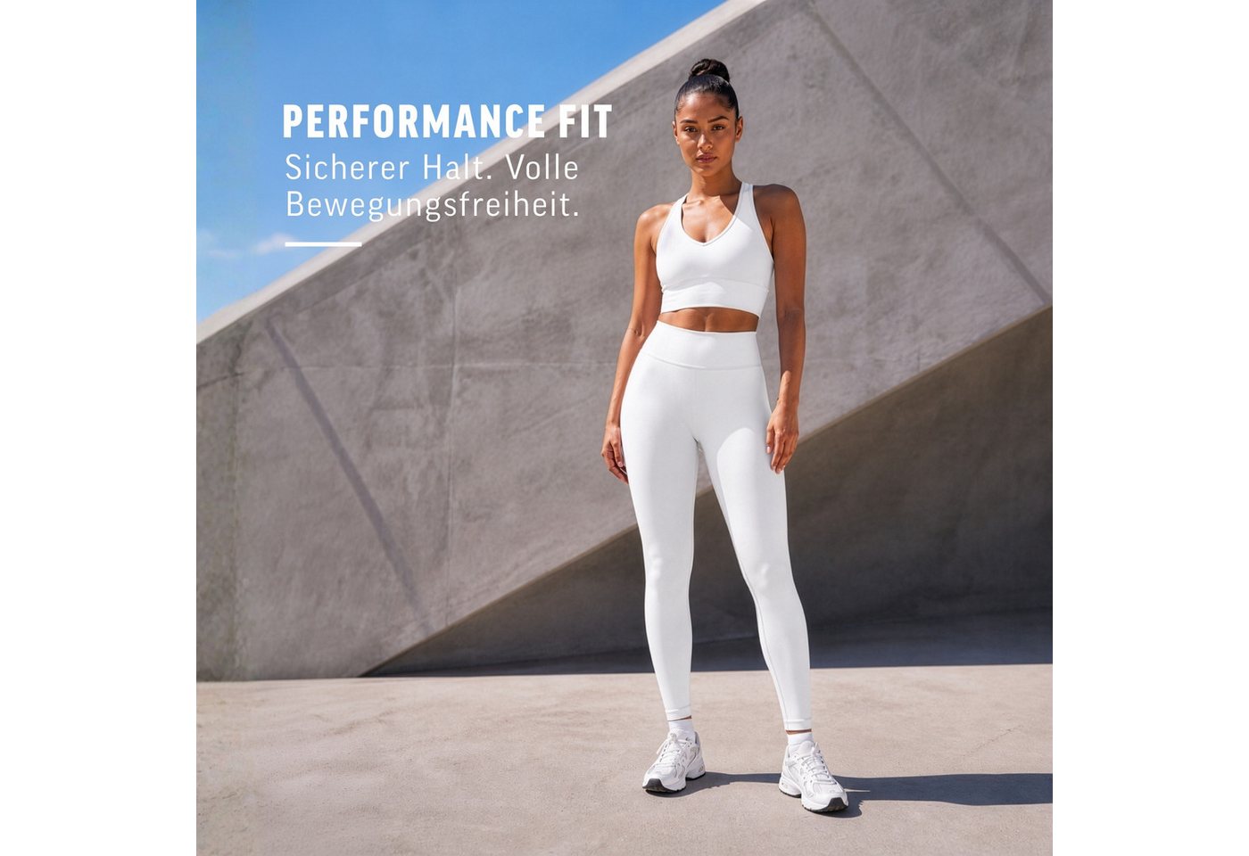 Smilodox Sport-BH Vonda, Sport Top Damen, Gym-BH für Workouts,Training & Yoga V-Ausschnitt, Seamless, Shaped Fit, Support-Bund, elastisch – Bild 3 von 5