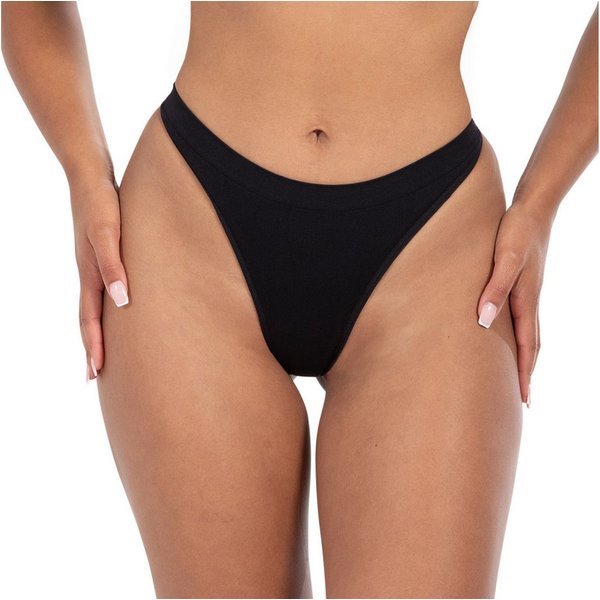 Smilodox String Nysa, Unterhose dehnbarer Stoff, Unterwäsche, ultimativer Komfort Tanga Slip mit optimalem Sitz ohne störendes Etikett, blickdicht