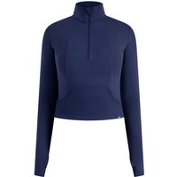 SMILODOX Sweater Half Zip Naveya, Größe L in Blau
