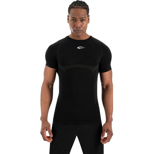 Smilodox T-Shirt Carnos, Compression Shirt Herren, Gymshirt, Seamless, Training Compression Fit, Seamless, atmungsaktiv, Body Mapping, Stretch