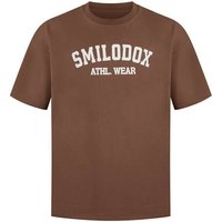 SMILODOX T-Shirt Kayson, Größe M in Braun