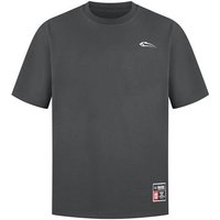 SMILODOX T-Shirt Rayk, Größe S in Grau