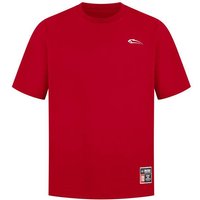 SMILODOX T-Shirt Rayk, Größe M in Rot