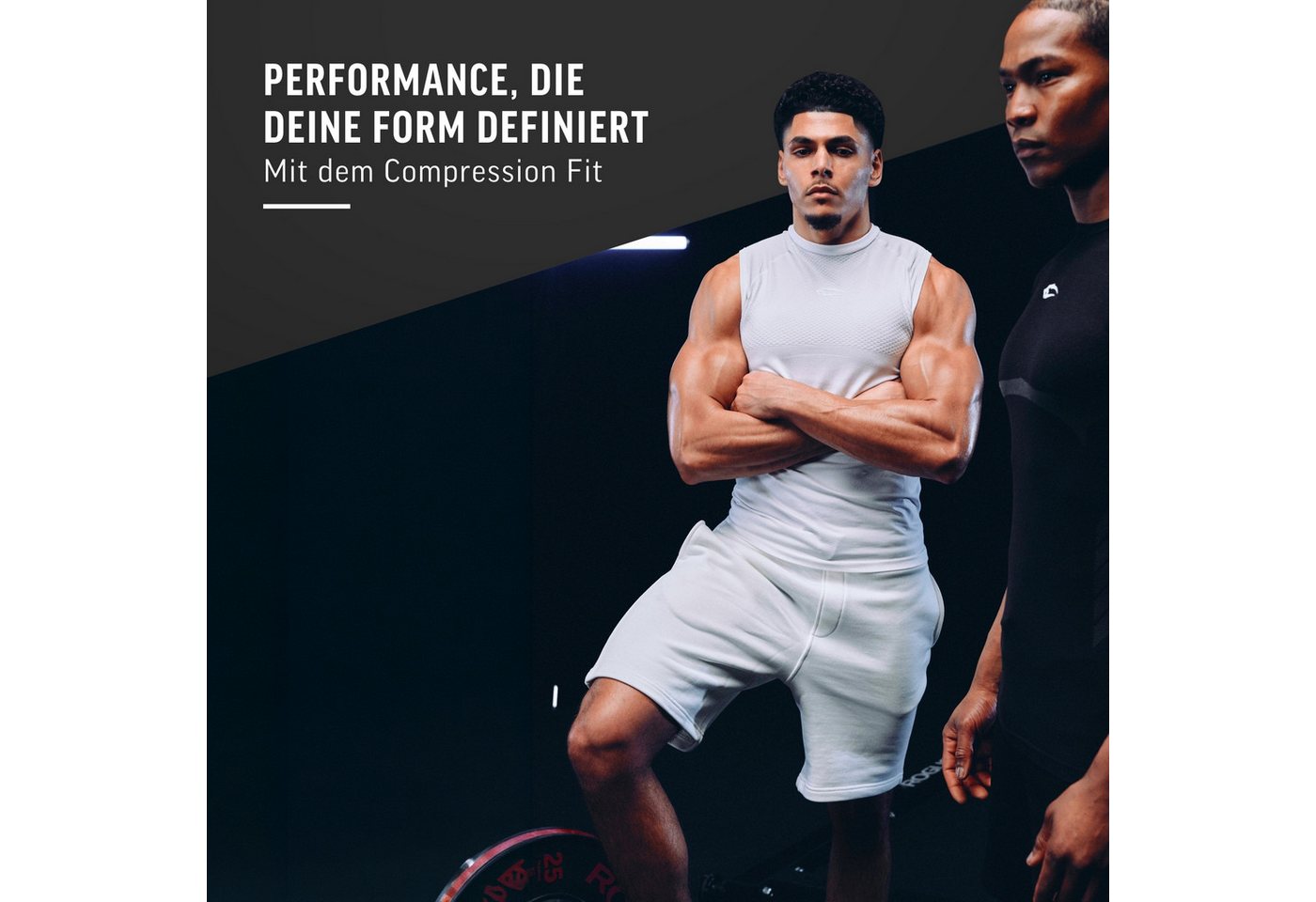 Smilodox Tanktop Carnos, Compression Tank Herren, Gym Shirt Seamless, Fitness Enganliegend, Seamless, Body-Mapping, atmungsaktiv, Stretch – Bild 3 von 5