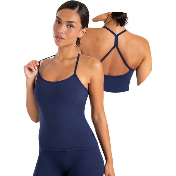 Smilodox Tanktop Lunara Damen, Sommertop, Slim Fit, mit Rundhals, für Gym & Alltag Stretch-Komfort, Elastisches Design, Körpernahe Passform, Gymwear