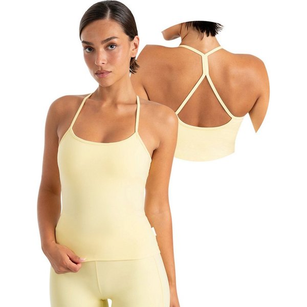 Smilodox Tanktop Lunara Damen, Sommertop, Slim Fit, mit Rundhals, für Gym & Alltag Stretch-Komfort, Elastisches Design, Körpernahe Passform, Gymwear