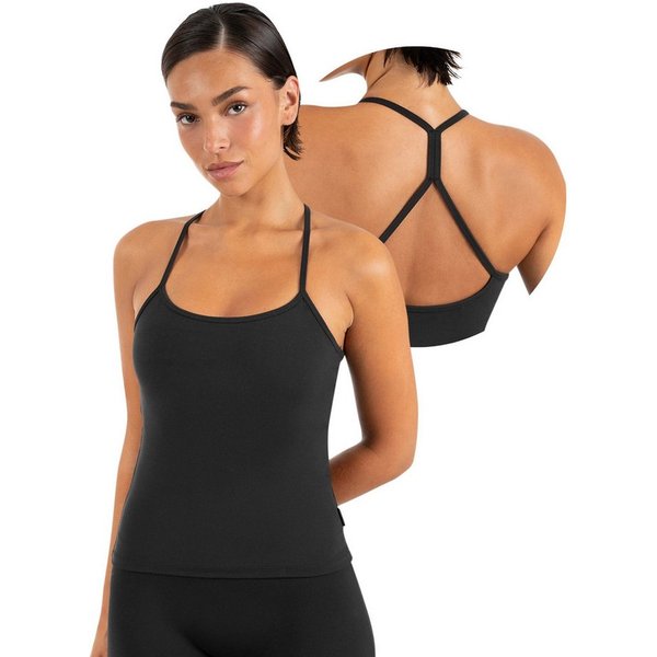Smilodox Tanktop Lunara Damen, Sommertop, Slim Fit, mit Rundhals, für Gym & Alltag Stretch-Komfort, Elastisches Design, Körpernahe Passform, Gymwear