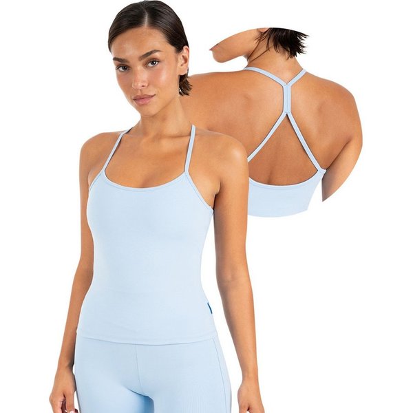 Smilodox Tanktop Lunara Damen, Sommertop, Slim Fit, mit Rundhals, für Gym & Alltag Stretch-Komfort, Elastisches Design, Körpernahe Passform, Gymwear