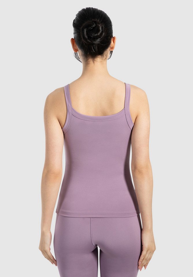 Smilodox Tanktop Missie, figurbetontes Sporttop, schmale Träger, breiter Bundabschluss Unterhemd, Stretch-Komfort Shirt, Alltag, Training Layering – Bild 2 von 5