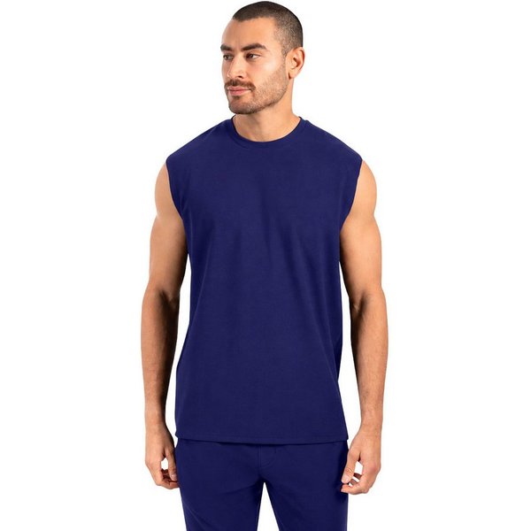 Smilodox Tanktop Xion, Ärmelloses Sportshirt 3D Rubber Print, Hohe Bewegungsfreiheit Minimalistisches Design Training Sport Freizeit Alltag Gym