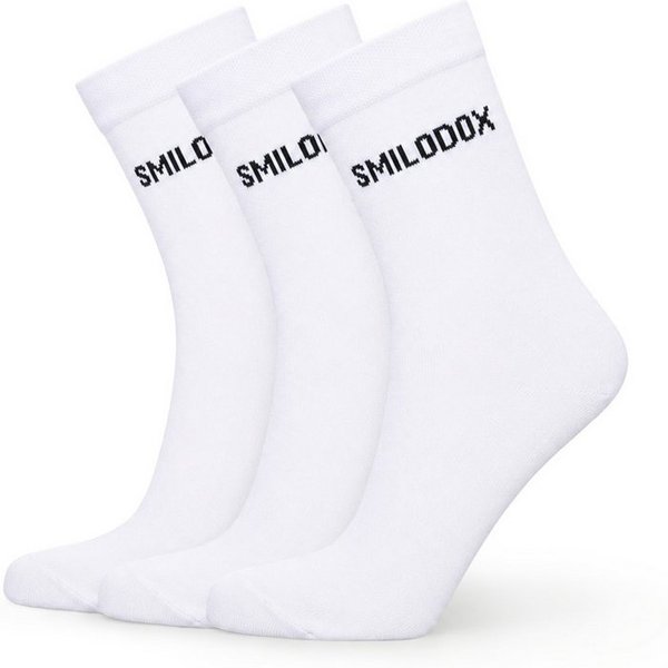 Smilodox Tennissocken 3er Pack, Business Socken Unisex, Komfort, Stretch, Alltag & Sport atmungsaktiv, formstabil, nahtarm, hautfreundlich