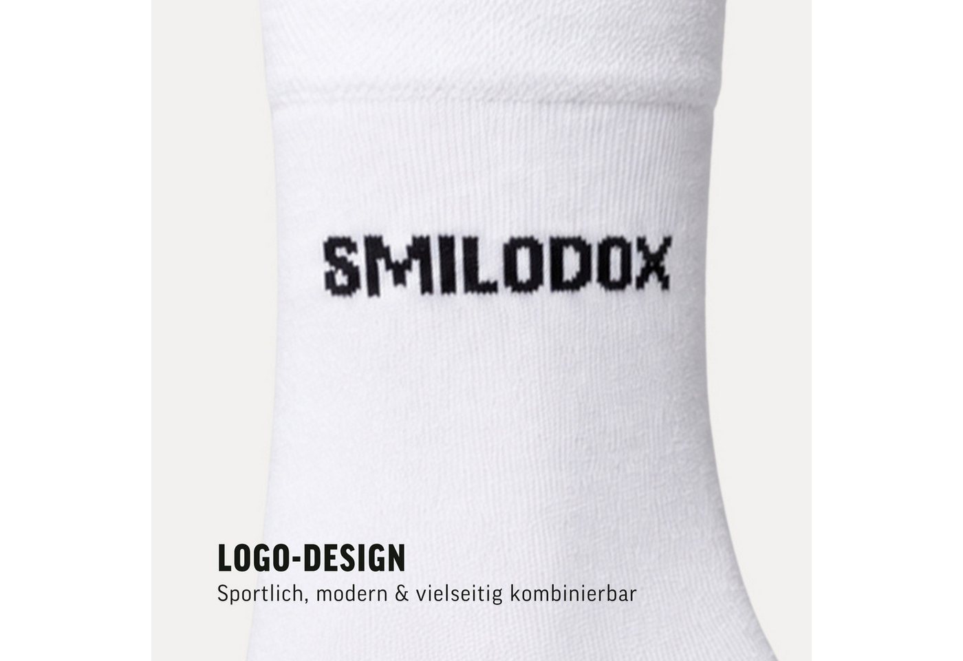 Smilodox Tennissocken 3er Pack, Business Socken Unisex, Komfort, Stretch, Alltag & Sport atmungsaktiv, formstabil, nahtarm, hautfreundlich – Bild 5 von 5