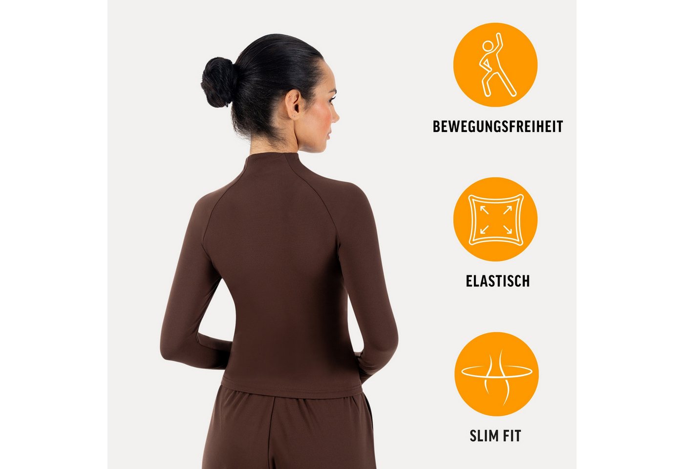 Smilodox Trainingsjacke Nexa, Sportjacke Damen, Slim Fit Jacke für Gym, Freizeit & Yoga Figurbetont, Stehkragen, Elastisches Material, Front-Zipper, Sport – Bild 2 von 5