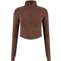 SMILODOX Trainingsjacke Nuvolis, Größe S in Braun