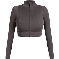 SMILODOX Trainingsjacke Slim Zeya, Größe L in Grau