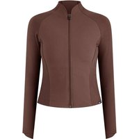 SMILODOX Trainingsjacke Solvea, Größe L in Braun