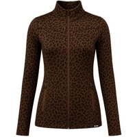 SMILODOX Trainingsjacke Velvara, Größe XS in Braun