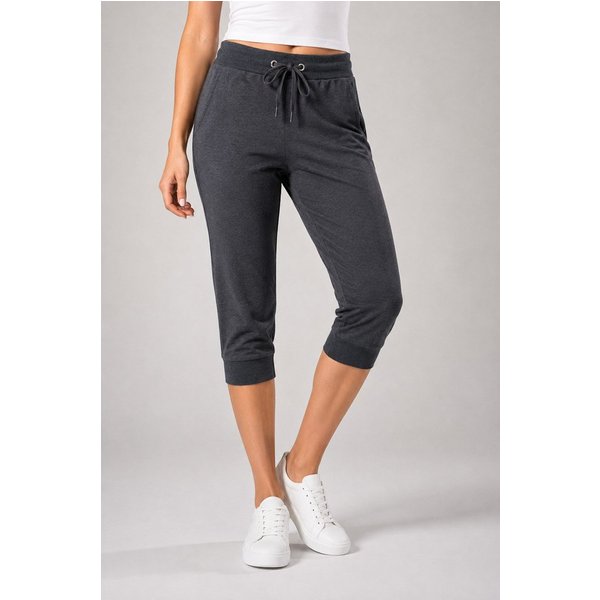 Smith & Solo 3/4-Hose Damen - Jogginghose, kurze Hose, Caprihose Elastikbund mit Kordelzug