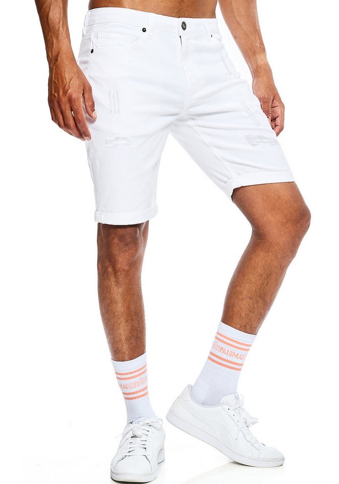 Smith & Solo Jeansshorts Herren, kurze Hosen Männer, Shorts 5-Pocket Style – Bild 2 von 5