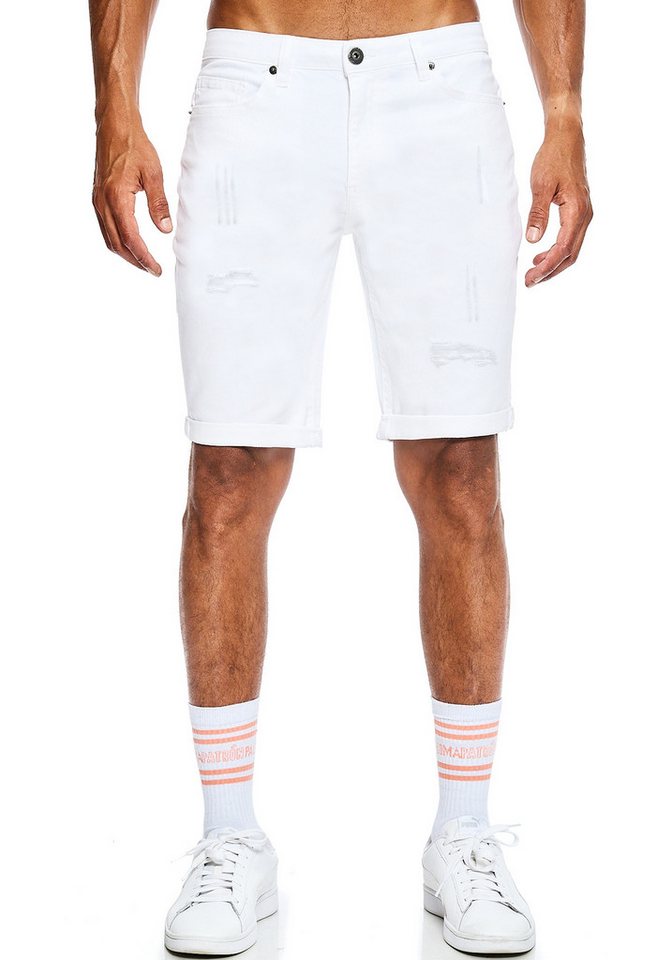 Smith & Solo Jeansshorts Herren, kurze Hosen Männer, Shorts 5-Pocket Style – Bild 3 von 5
