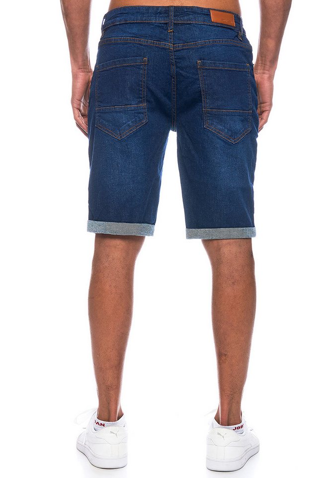 Smith & Solo Jeansshorts Herren, kurze Hosen Männer, Shorts 5-Pocket Style – Bild 4 von 5