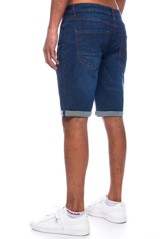 Smith & Solo Jeansshorts Herren, kurze Hosen Männer, Shorts 5-Pocket Style – Bild 5 von 5