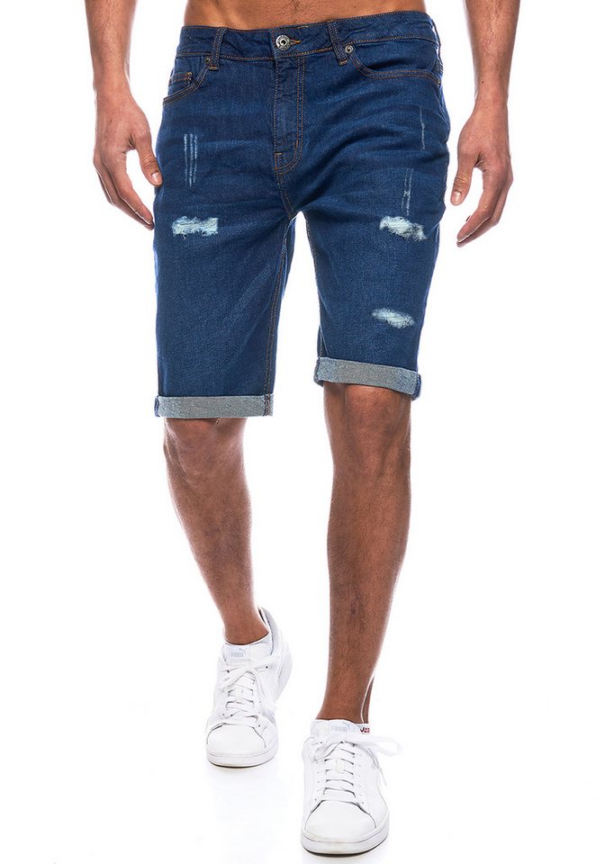 Smith & Solo Jeansshorts Herren, kurze Hosen Männer, Shorts 5-Pocket Style – Bild 2 von 5