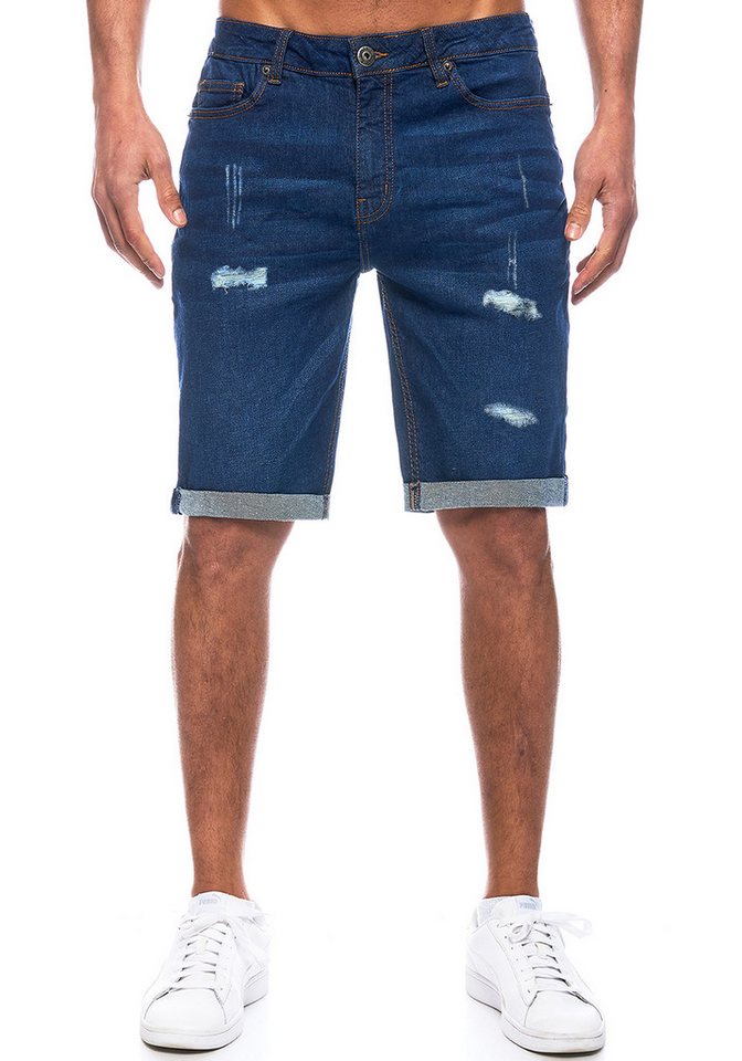 Smith & Solo Jeansshorts Herren, kurze Hosen Männer, Shorts 5-Pocket Style – Bild 4 von 5