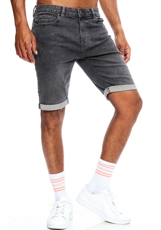 Smith & Solo Jeansshorts Herren, kurze Hosen Männer, Shorts 5-Pocket Style – Bild 2 von 5