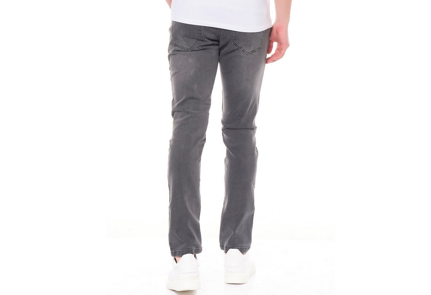 Smith & Solo Slim-fit-Jeans Herren, Jeanshose Männer, Straight Hose 5-Pocket Design, Schmale Jeans, Slimfit – Bild 3 von 5