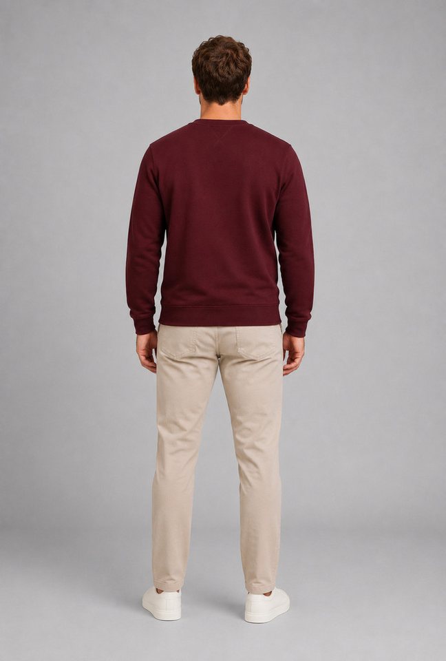 Smith & Solo Sweatshirt Herren, Pullover Baumwolle Loose Fit, Langarm, unifarben – Bild 5 von 5
