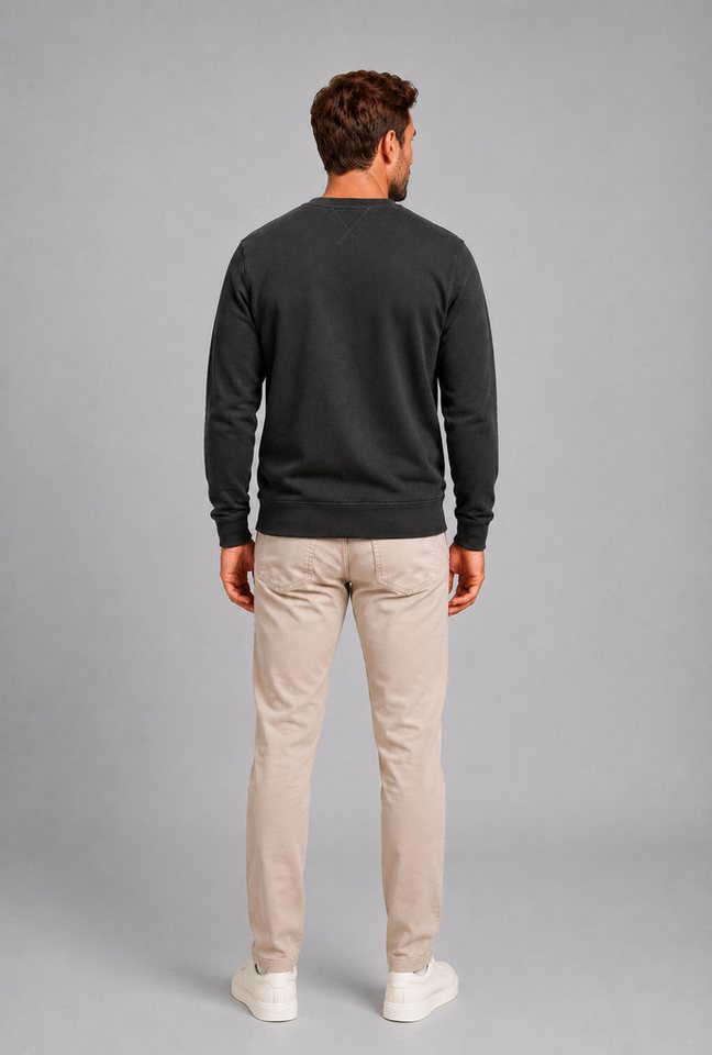 Smith & Solo Sweatshirt Herren, Pullover Baumwolle Loose Fit, Langarm, unifarben – Bild 5 von 5