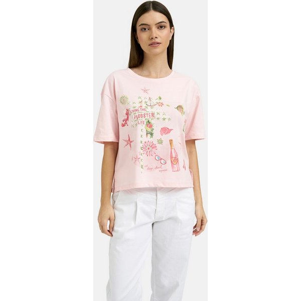 Smith & Soul Rundhalsshirt mit überschnittener Schulter
