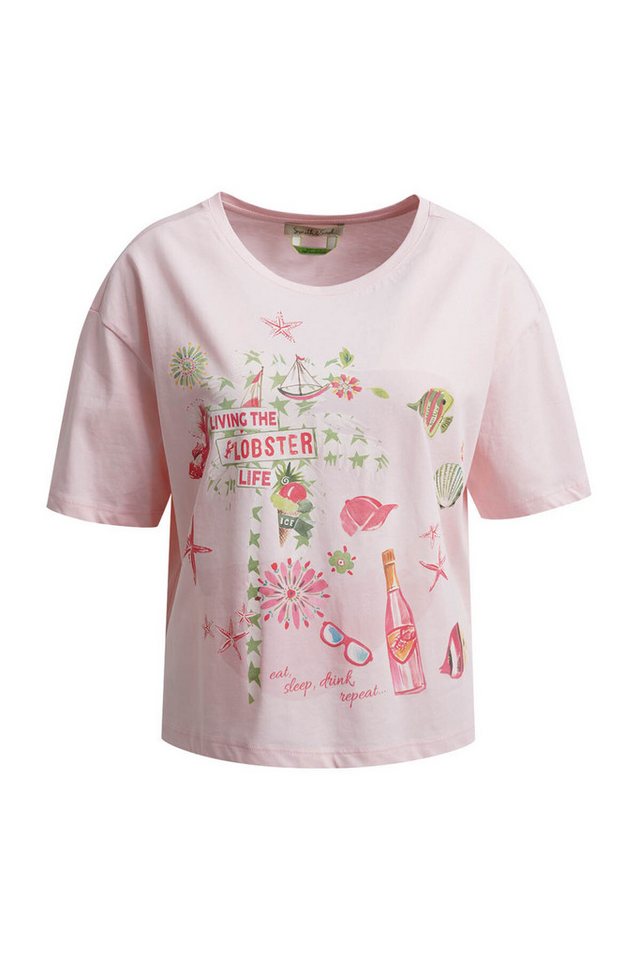 Smith & Soul Rundhalsshirt mit überschnittener Schulter – Bild 2 von 5